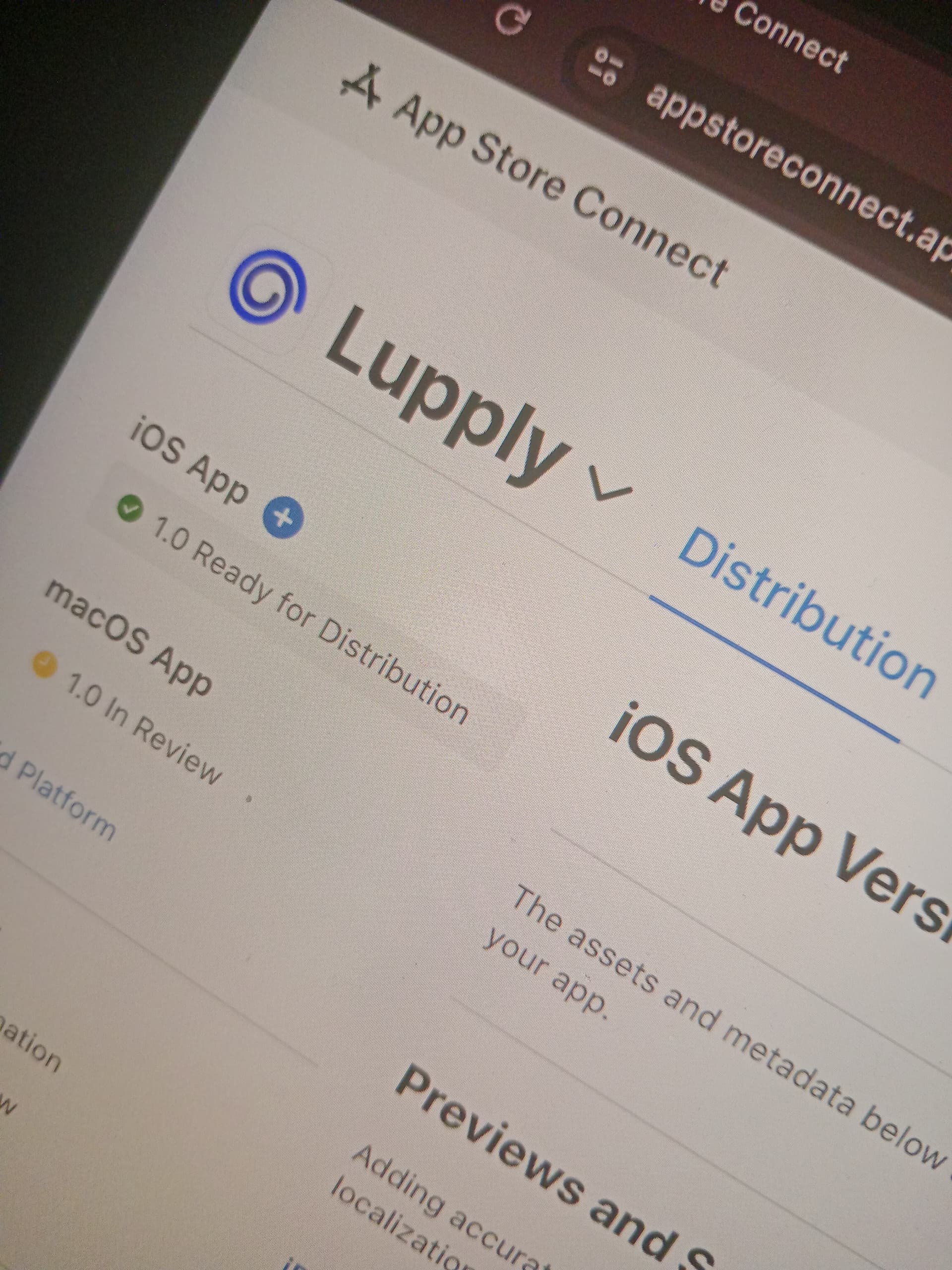 Lupply App (iOS/Android) preview